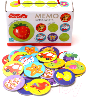 Изображение товара Настольная игра Baby Toys Мемо / 04050