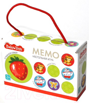 Изображение товара Настольная игра Baby Toys Мемо / 04050