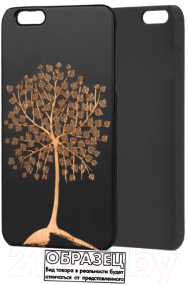 Чехол-накладка Case Wood для iPhone X (клен/лето)