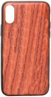 Чехол-накладка Case Wood для iPhone X (палисандр/матовый) - 