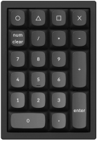 

Цифровая клавиатура Keychron, QMK Q0 RGB подсвет. Gateron G Pro Red Switch Hot Swap Black/Q0C1