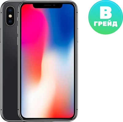 Смартфон Apple iPhone X 64GB / 2BMQAC2 восстановленный Грейд B