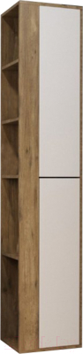 Шкаф-пенал для ванной Эстет Monaco Wood L 40x35x174.7 / ФР-00010687