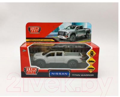 Автомобиль игрушечный Технопарк Nissan Titan / TITAN-13MAT-GY (серый)