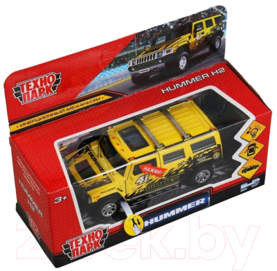 Автомобиль игрушечный Технопарк Hummer H2 Спорт / HUM2-12SLSRT-YE (желтый)