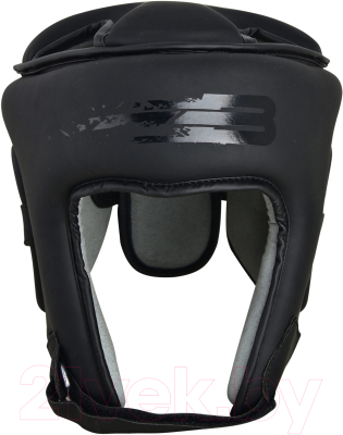 Боксерский шлем BoyBo B-Series (XL, черный/оранжевый)