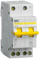 Выключатель-разъединитель IEK ВРТ-63 2Р 25А / MPR10-2-025 - 