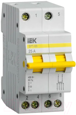 Выключатель-разъединитель IEK ВРТ-63 2Р 25А / MPR10-2-025