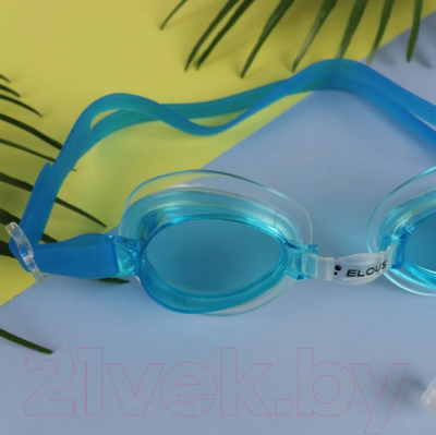Очки для плавания Elous YG-1210 (голубой)