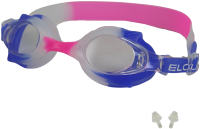 Очки для плавания Elous YG-1500 (белый/голубой/розовый) - 