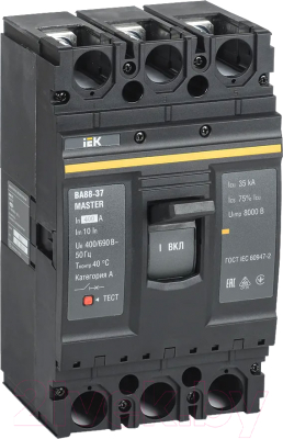 Выключатель автоматический IEK ВА 88-37 3п 400А 35кА / SVA40-3-0400-02