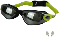 Очки для плавания Elous YMC-3100 (черный/зеленый) - 
