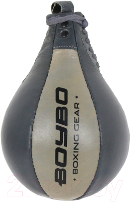 Боксерская груша BoyBo Пневматическая / BPP101 (р.3, кожа, черный/металлик)