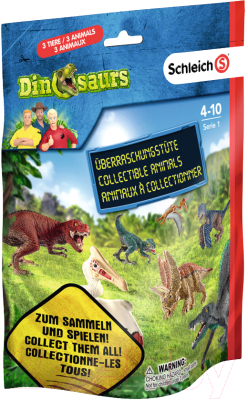 Набор игрушек-сюрпризов Schleich Dinosaurs / 87865/0788