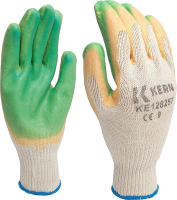 Перчатки защитные Kern KE128257 (р-р 9, зеленый) - 