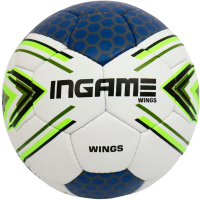 Футбольный мяч Ingame Wings IFB-134 (белый/синий/зеленый) - 