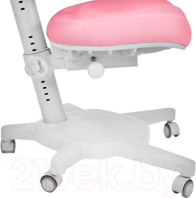 Парта+стул Anatomica Study-100 Lux Armata с органайзером (клен/серый/розовый)