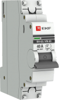 Выключатель нагрузки EKF PROxima ВН-63 1п 40А / SL63-1-40-pro - 