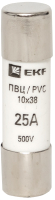 

Предохранитель плавкий EKF, Pvc-10x38-25