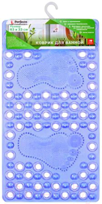 Изображение товара Коврик для ванной Perfecto Linea 22-643603 (синий)