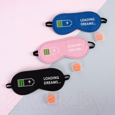 Изображение товара Набор для сна Onlytop Зарядка + беруши в футляре / ОТ 4571774
