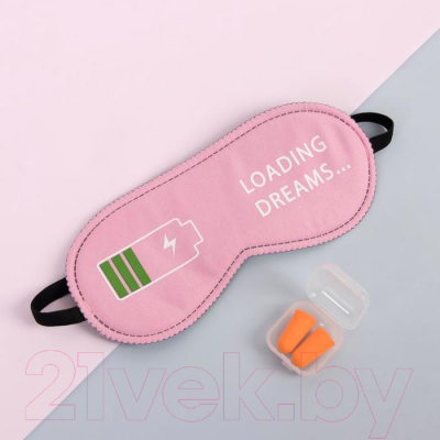 Изображение товара Набор для сна Onlytop Зарядка + беруши в футляре / ОТ 4571774