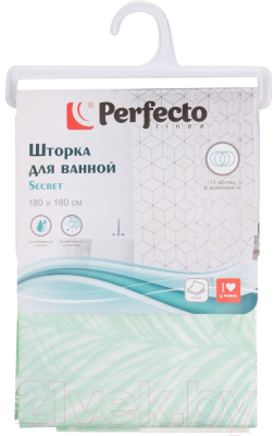 Шторка-занавеска для ванны Perfecto Linea Secret 36-118003 (листья)