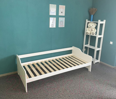 Кровать-тахта детская EcoWood Бонни 80x160 / ECO.001.00003.80-160.W