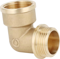 

Угольник сантехнический Gappo, 90 ВР-НР 3/4x1/2 / G1207.0504