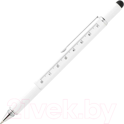 Ручка шариковая Xindao P221.553 (белый/серебристый)