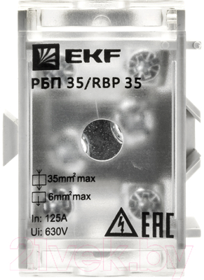 Распределительный блок на DIN-рейку EKF PROxima RBP-35-50