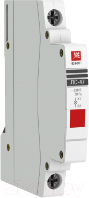 Лампа сигнальная EKF ЛС-47 mdla-47-r-pro (красный)