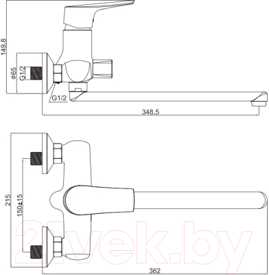 Смеситель Maxonor Pure Life MN2273