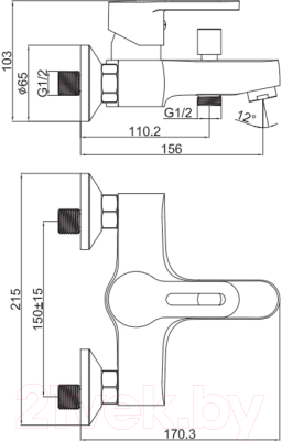 Смеситель Maxonor Pure Life MN3275