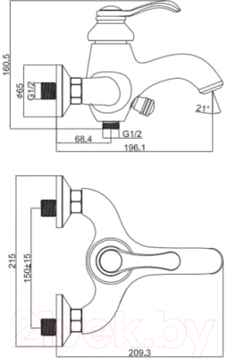 Смеситель Maxonor Pure Life MN3276-7