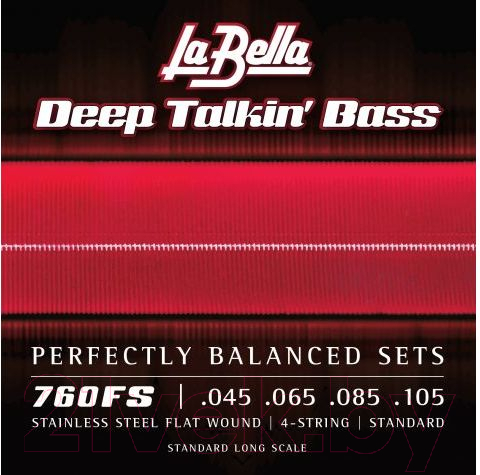 Струны для бас-гитары La Bella 760FS