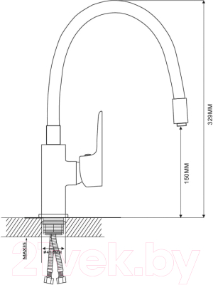 Изображение товара Смеситель Ekko E4264-8