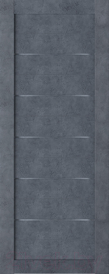 Дверь межкомнатная Bafa Техно лайт 60x200 (бетон графит)