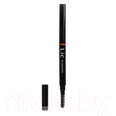 Карандаш для бровей Lic Mechanical Eyebrow Pencil с треугольным грифелем тон 03