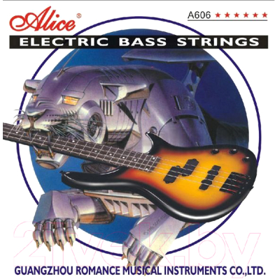 Струны для бас-гитары Alice A606(4)-L