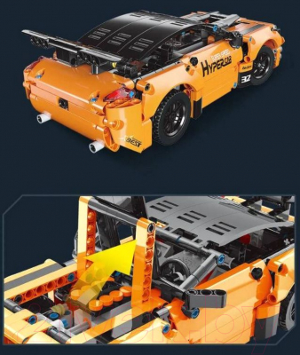 Конструктор управляемый Mould King Автомобиль Dodge Challenger Orange / 15006