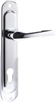 Ручка дверная Зенит РФ1-85.02 на планке (хром) - 