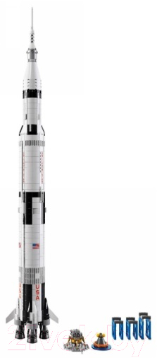 Конструктор King Ракета Nasa Apollo Saturn V / 18001