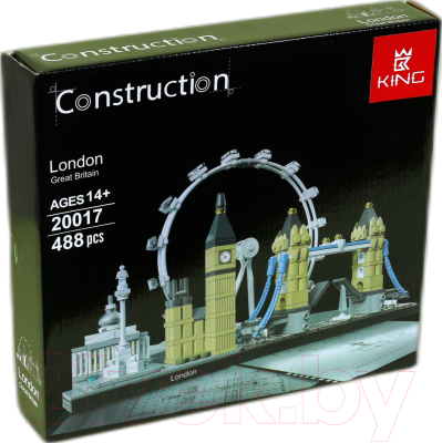 Конструктор King Архитектура Лондона / 20017 (488эл)