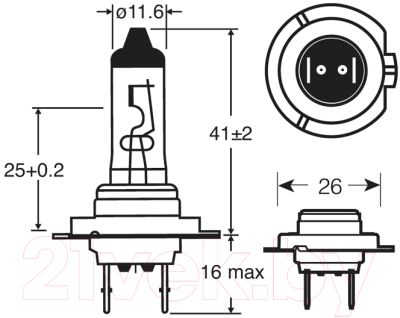 Автомобильная лампа RING RU474