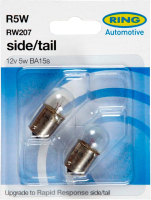 Комплект автомобильных ламп RING RW207 (2шт) - 