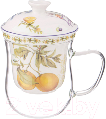 Чашка-заварник Lefard Прованс лимоны / 104-841