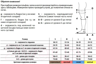 Чулки компрессионные Venoteks 1А210 стандарт 1 кл.к. 401 (XL, белый)