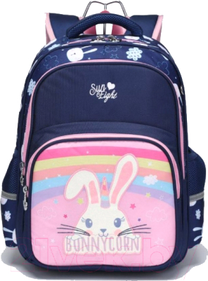 Школьный рюкзак Sun Eight SE-90008 (темно-синий/розовый)