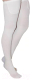 Миниатюра изображения товара Чулки компрессионные Venoteks 1А212 1 кл.к. со вставкой (XL, белый)